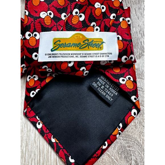 Vintage|Sesame‎ Street Tie|Elmo Faces - Picture 3 of 5